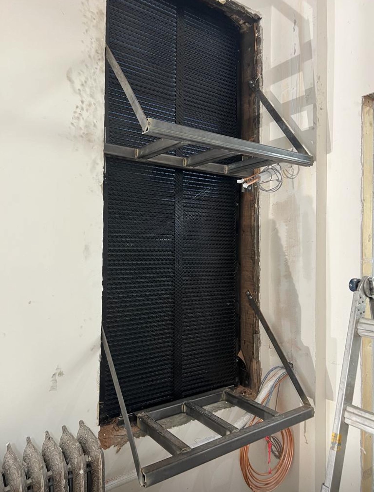 After: HVAC system installation before and after