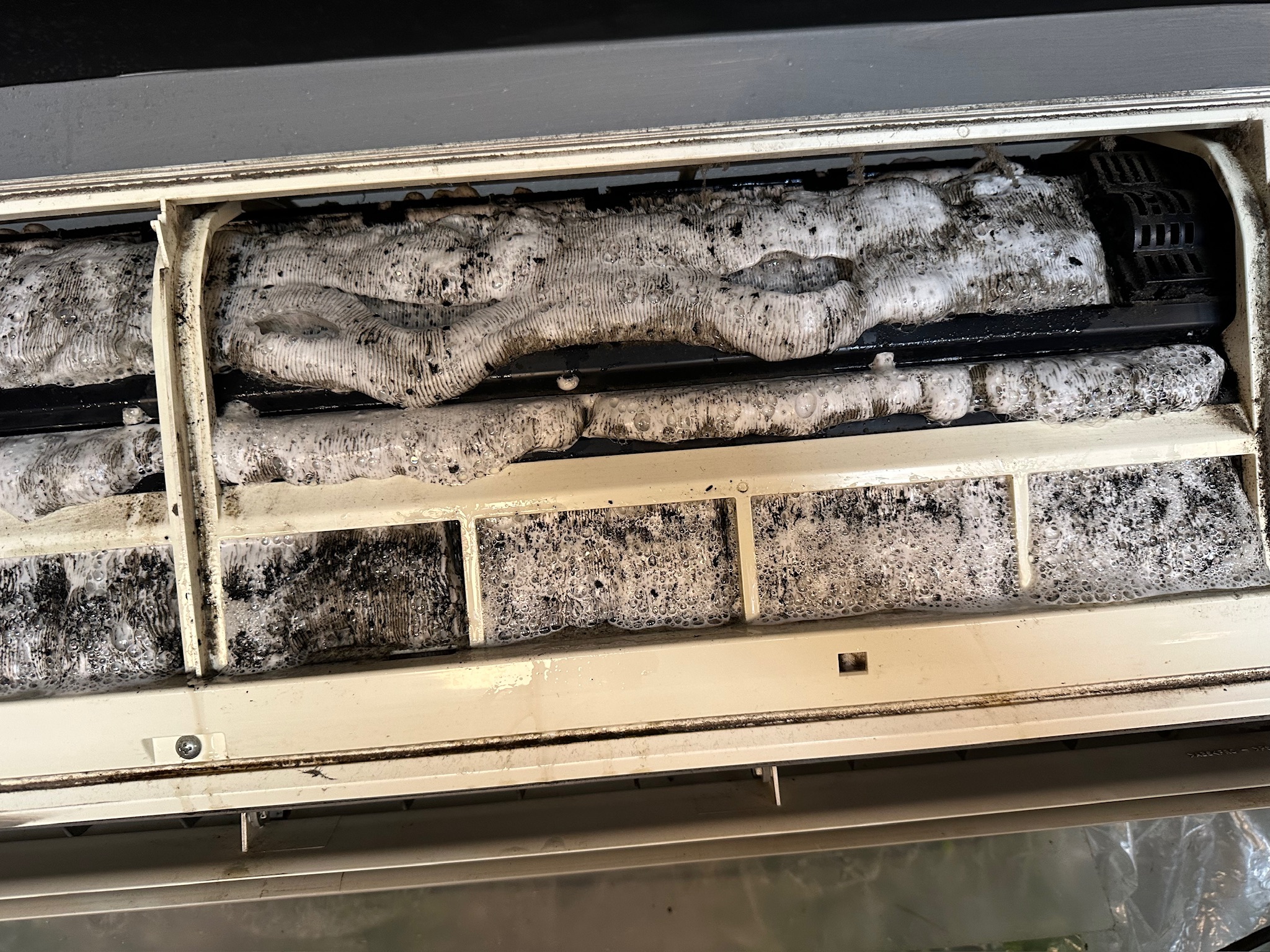 After: HVAC system installation before and after